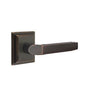 Emtek - Concealed, Passage, Wilshire Rosette, Milano Lever, US10B - Oil Rubbed Bronze
