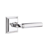 Emtek - Passage, Wilshire Rosette, Manning Lever, RH, US26 - Polished Chrome