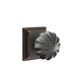 Emtek - Concealed, Passage, Wilshire Rosette, Melon Knob, US10B - Oil Rubbed Bronze