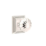 Emtek - Privacy, Wilshire Rosette, Melon Knob, US14 - Polished Nickel