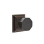 Emtek - Passage, Wilshire Rosette, Octagon Knob, US10B - Oil Rubbed Bronze