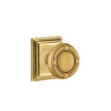 Emtek - Passage, Wilshire Rosette, Ribbon and Reed Knob, US7 - French Antique