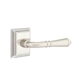 Emtek - Concealed, Passage, Wilshire Rosette, Turino Lever, US15 - Satin Nickel