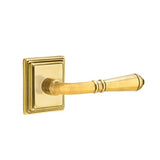 Emtek - Concealed, Privacy, Wilshire Rosette, Turino Lever, US7 - French Antique