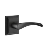 Emtek - Concealed, Privacy, Wilshire Rosette, Triton Lever, US19 - Flat Black