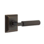 Emtek - Concealed Fastener, Privacy, Wilshire Rosette US10B, L-Square Stem US10B, Straight Knurled Handle US10B - Oil Rubbed Bronze