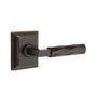 Emtek - Privacy, Wilshire Rosette US10B, L-Square Stem US10B, Tribeca Handle US10B LH - Oil Rubbed Bronze