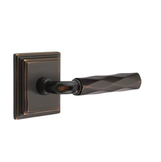 Emtek - Dummy, Wilshire Rosette US10B, R-Bar Stem US10B, Tribeca Handle US10B - Oil Rubbed Bronze