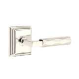 Emtek - Passage, Wilshire Rosette US14, L-Square Stem US14, Tribeca Handle US14 LH - Polished Nickel