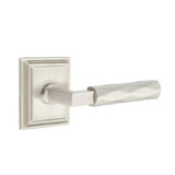 Emtek - Passage, Wilshire Rosette US15, L-Square Stem US15, Tribeca Handle US15 LH - Satin Nickel
