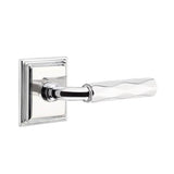 Emtek - Passage, Wilshire Rosette US26, R-Bar Stem US26, Tribeca Handle US26 RH - Polished Chrome