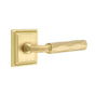 Emtek - Passage, Wilshire Rosette US4, R-Bar Stem US4, Tribeca Handle US4 LH - Satin Brass