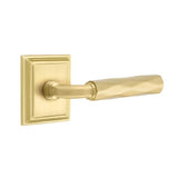 Emtek - Privacy, Wilshire Rosette US4, R-Bar Stem US4, Tribeca Handle US4 LH - Satin Brass