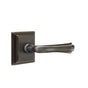 Emtek - Privacy, Wilshire Rosette, Wembley Lever, LH, US10B - Oil Rubbed Bronze