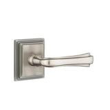 Emtek - Passage, Wilshire Rosette, Wembley Lever, RH, US15A - Pewter