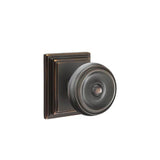 Emtek - Privacy, Wilshire Rosette, Waverly Knob, US10B - Oil Rubbed Bronze