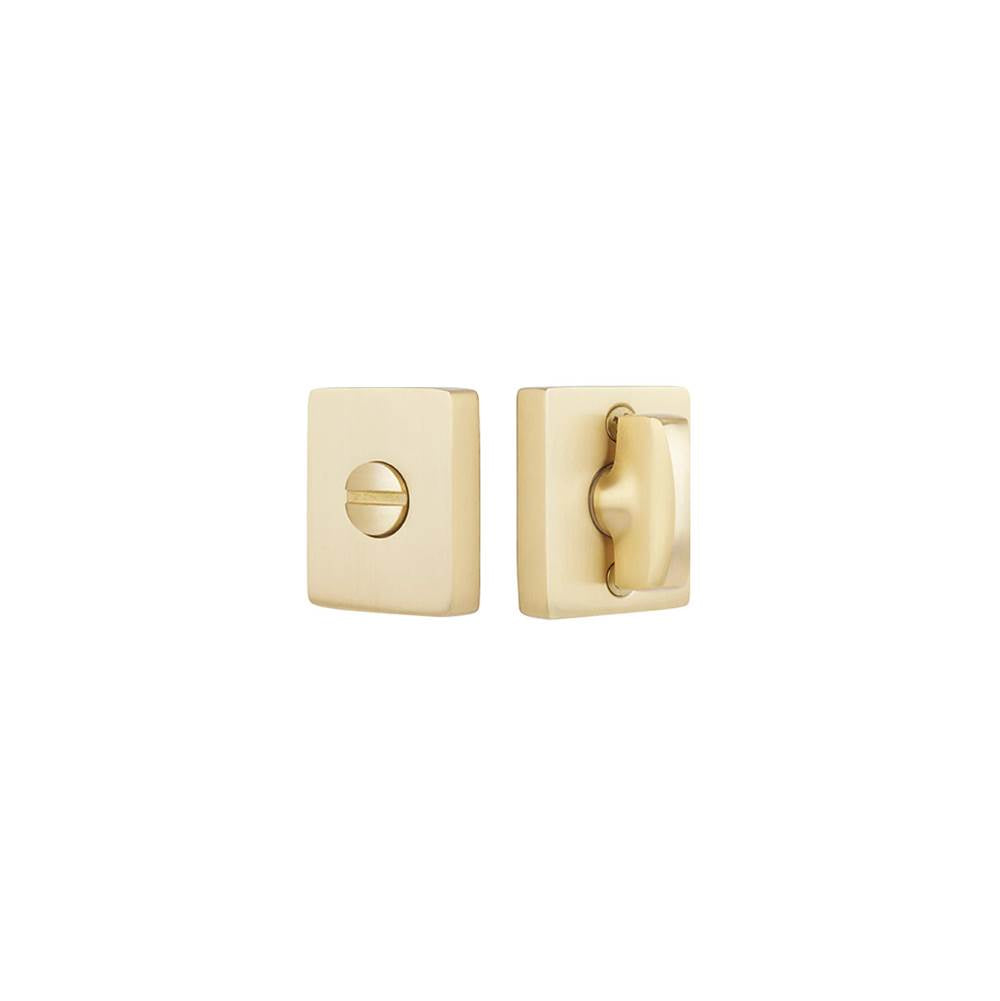 Emtek - Modern Thumbturn Privacy Lockset, US4 - Satin Brass