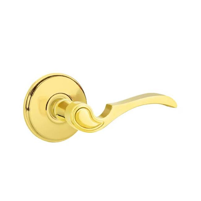 Emtek - Privacy, Watford Rosette, Coventry Lever, LH, US3 - Polished Brass