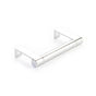 Emtek - SELECT Cabinet Edge Pull 3-3/4'' c-to-c, Round Edge Stem US26, Smooth Bar US26 - Polished Chrome