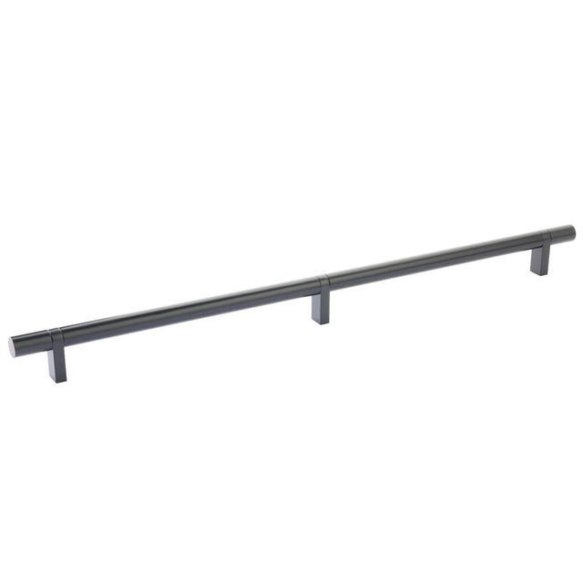 Emtek - Select Cabinet Pull 16'' C-C, Rectangular Bar Stem US10B, Smooth Bar US10B - Oil Rubbed Bronze,Oil Rubbed Bronze