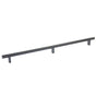 Emtek - Select Cabinet Pull 16'' C-C, Rectangular Bar Stem US10B, Smooth Bar US10B - Oil Rubbed Bronze,Oil Rubbed Bronze