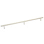 Emtek - Select Cabinet Pull 16'' C-C, Rectangular Bar Stem US15, Smooth Bar US15 - Satin Nickel,Satin Nickel