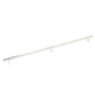 Emtek - Select Cabinet Pull 20'' C-C, Rectangular Bar Stem US14, Smooth Bar US14 - Polished Nickel Lifetime,Polished Nickel Lifetime