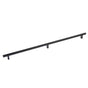 Emtek - Select Cabinet Pull 20'' C-C, Rectangular Bar Stem US19, Smooth Bar US19 - Flat Black,Flat Black