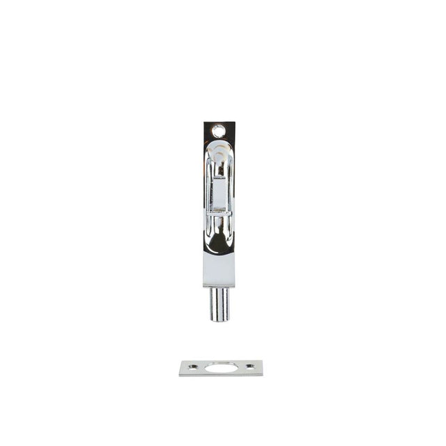Emtek - Flush Bolt, 4'', Sq. Corners (sets) US26 - Polished Chrome