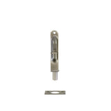Emtek - Flush Bolt, 4'', Radius. Corners (sets) US15A - Pewter