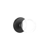 Emtek - Concealed, Privacy, Watford Rosette, Bristol Crystal Knob, US19 - Flat Black