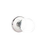 Emtek - Concealed, Privacy, Watford Rosette, Bristol Crystal Knob, US26 - Polished Chrome