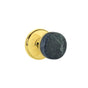 Emtek - Select Dummy, Watford Rosette US3NL, Conical Stem US3NL, Green Marble Knob - Unlacquered Brass