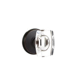 Emtek - Passage, Watford Rosette, Windsor Crystal Knob, US10B - Oil Rubbed Bronze