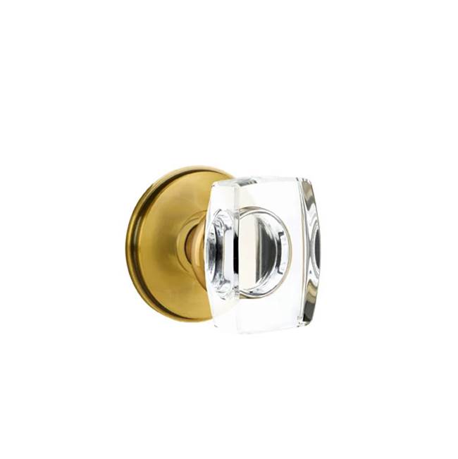 Emtek - Passage, Watford Rosette, Windsor Crystal Knob, US7 - French Antique