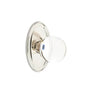 Emtek - Dummy, Oval Rosette, Bristol Knob, US14 - Polished Nickel
