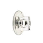 Emtek - Concealed, Privacy, Oval Rosette, Windsor Crystal Knob, US14 - Polished Nickel