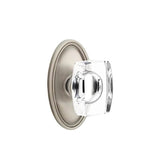 Emtek - Passage, Oval Rosette, Windsor Crystal Knob, US15A - Pewter