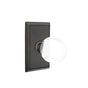 Emtek - Dummy, Rectangular Rosette, Bristol Knob, US10B - Oil Rubbed Bronze