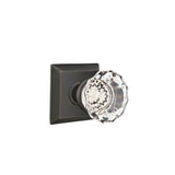 Emtek - Passage, Quincy Rosette, Astoria Crystal Knob, US10B - Oil Rubbed Bronze