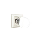 Emtek - Concealed, Passage, Quincy Rosette, Bristol Knob, US14 - Polished Nickel