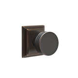 Emtek - Dummy, Wilshire Rosette, Bern Knob, US10B - Oil Rubbed Bronze