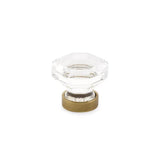 Emtek - Old Town Glass Cabinet Knob, 1-1/4'', US7 - French Antique