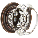 Emtek - Old Town Glass Wardrobe Knob, 1-3/4'', US10B - Oil Rubbed Bronze