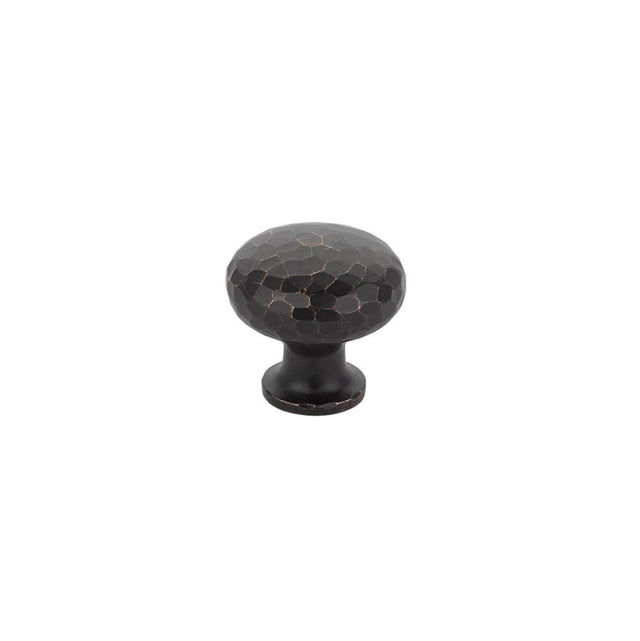 Emtek - Arts and Crafts Round Dimpled Knob, 1-1/4'', US10B - Oil Rubbed Bronze
