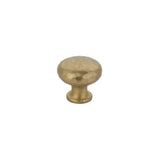 Emtek - Arts and Crafts Round Dimpled Knob, 1-1/4'', US4 - Satin Brass