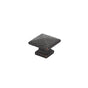 Emtek - Arts and Crafts Square Dimpled Knob, 1-1/4'', US10B - Oil Rubbed Bronze