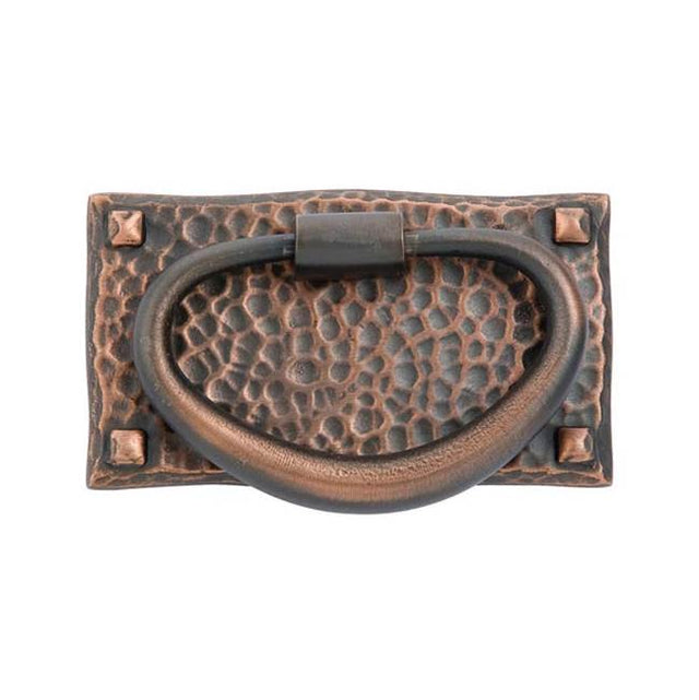 Emtek - Hammered Oval Pull, US10B - Oil Rubbed Bronze