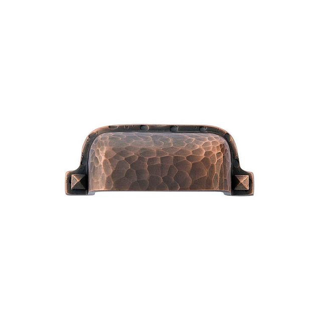 Emtek - Hammered Bin Pull, 3'' C-C, US10B - Oil Rubbed Bronze