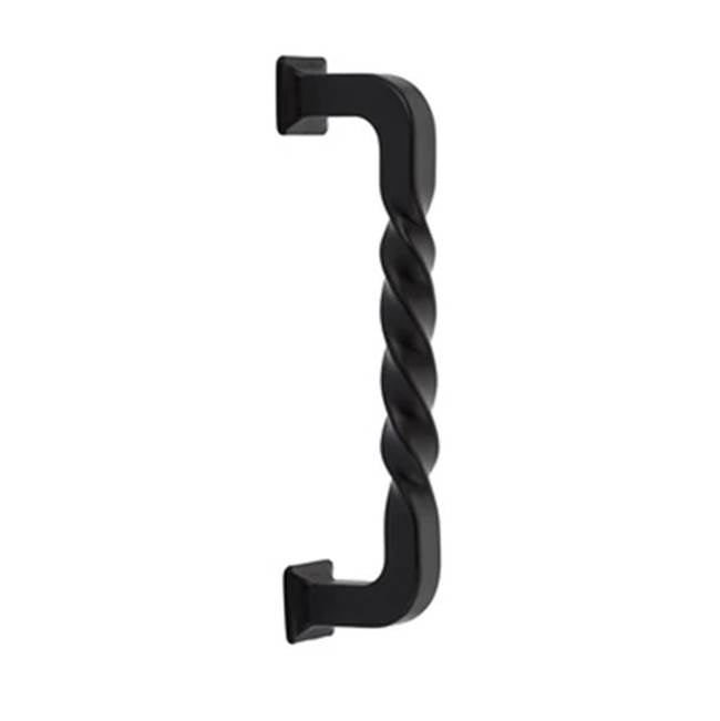 Emtek - Tuscany 8'' Twist Pull, FB - Flat Black Bronze Patina